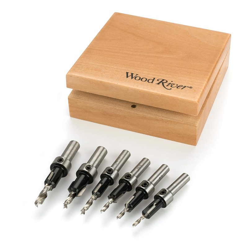 Carbide-Tipped Countersink With Brad Point - Size:Set-Multiple Sizes